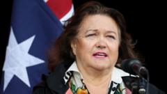 Quién es la mujer más rica de Australia y por qué ahora tendrá que compartir su fortuna
