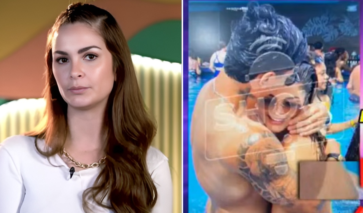 Laura Spoya reacciona a su presunta relación con joven tras difundirse imagen abrazados en una piscina: "No me da la gana"