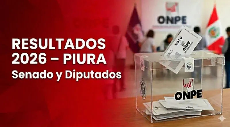 Resultados Elecciones 2026 Piura EN VIVO: conteo de votos oficial ONPE para senador y diputados