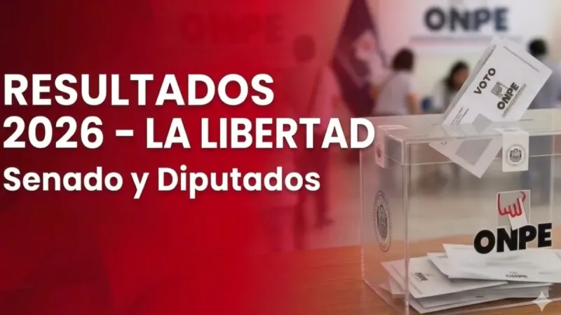 Resultados Elecciones 2026 La Libertad EN VIVO: conteo de votos oficial ONPE para senador y diputados