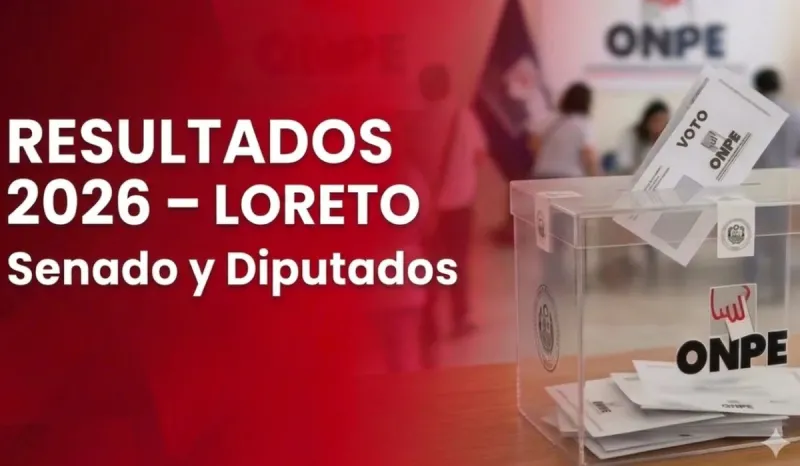 Resultados de Senadores y Diputados por Loreto: conoce los votos oficiales de la ONPE y conteo EN VIVO por las Elecciones 2026