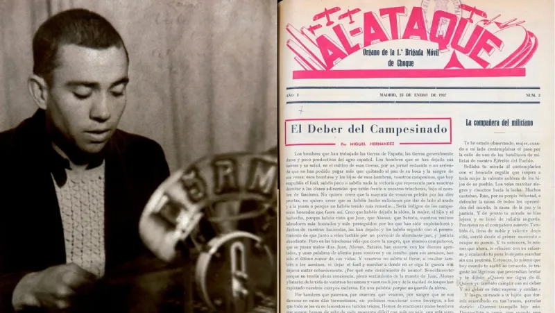 Una nueva herida: Miguel Hernández, escritos inéditos de guerra