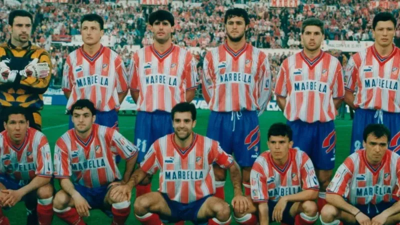 El Atlético de 1996, tasado en 2026: el once del doblete rojiblanco valdría hoy 79,4 millones con Kiko a la cabeza