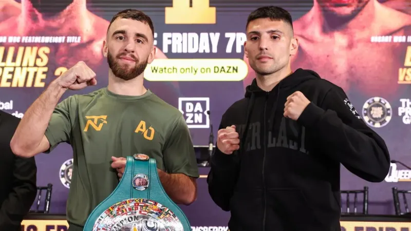 Cristóbal Lorente afronta el combate de su vida contra Nathaniel Collins en Glasgow