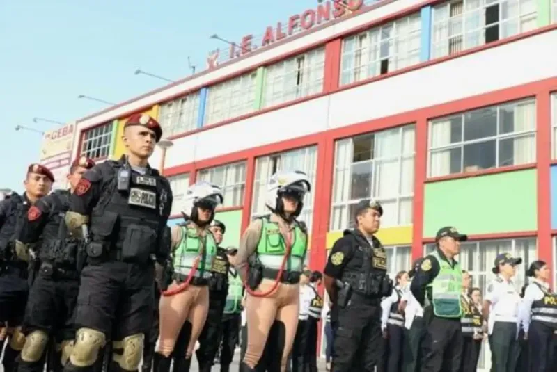 Minedu y PNP refuerzan medidas para garantizar la seguridad en las escuelas