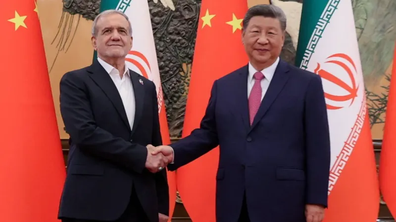 What role is China playing in the Iran war and how is it affected?