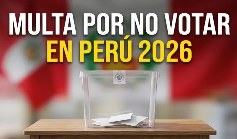 Multa por no votar en Elecciones del 12 de abril: montos según donde vivas