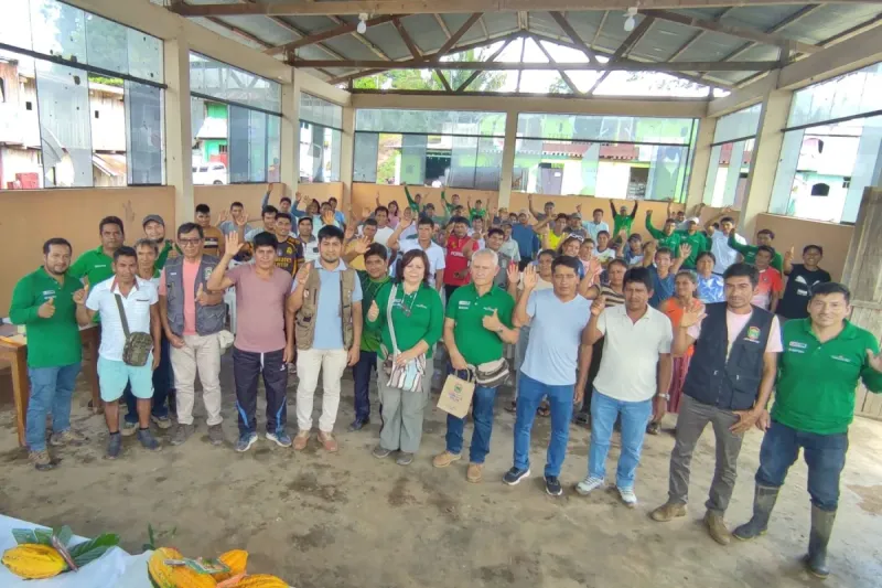 Cacao sostenible: Devida amplía apoyo a familias productoras en Vizcatán del Ene