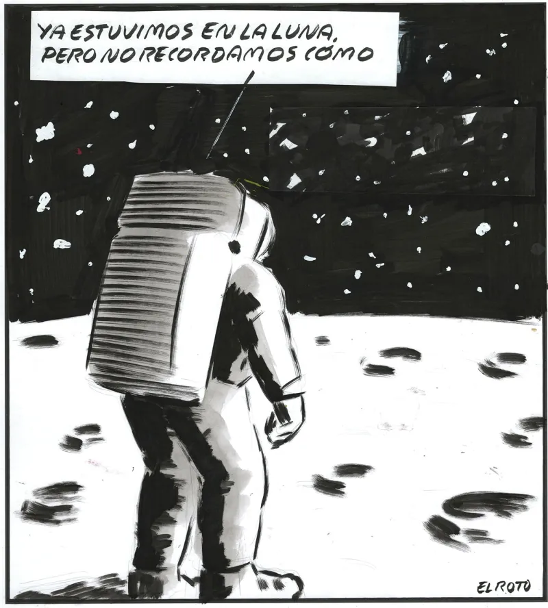 El Roto: volvemos a la Luna