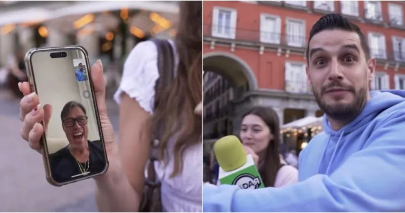 “¿Es tu papá?: las hijas de Matías Almeyda sorprendieron a un conductor mexicano en Madrid