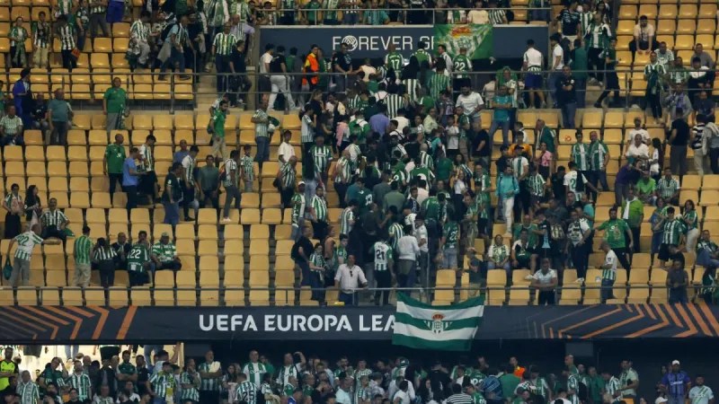 El Betis "lamenta el desconcierto" por el mensaje erróneo de evacuación de La Cartuja y "revisará" sus protocolos