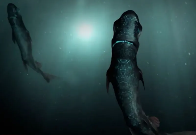 Tiburón linterna, conoce la especie marina que vive a 1400 metros de profundidad [video]