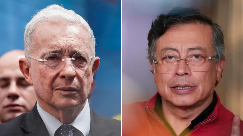 Uribe y Petro alertan sobre la intervención de los grupos criminales en la campaña presidencial