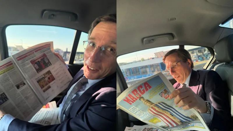 Almeida, en 'modo final' camino de Sevilla: leyendo MARCA antes de la gran noche