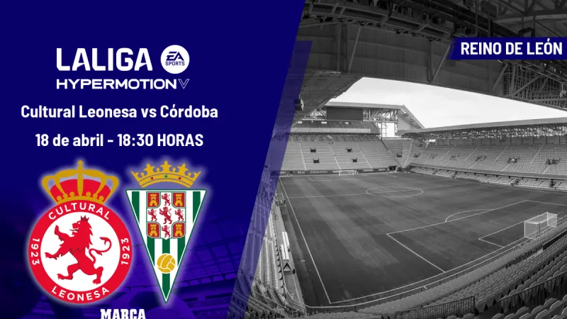 Cultural Leonesa - Córdoba: horario y dónde ver hoy en TV y online el partido de Segunda división