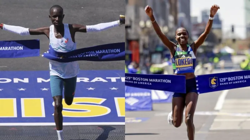 Korir y Lokedi defienden su victoria en el mítico maratón de Boston