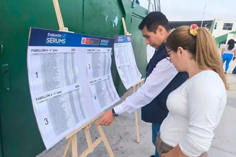 Serums 2026-I: profesionales de la salud rinden la evaluación hoy domingo 19