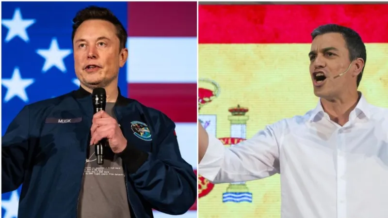 Musk atiza al presidente del Gobierno por la regularización de inmigrantes: "El sucio Sánchez es culpable de alta traición"