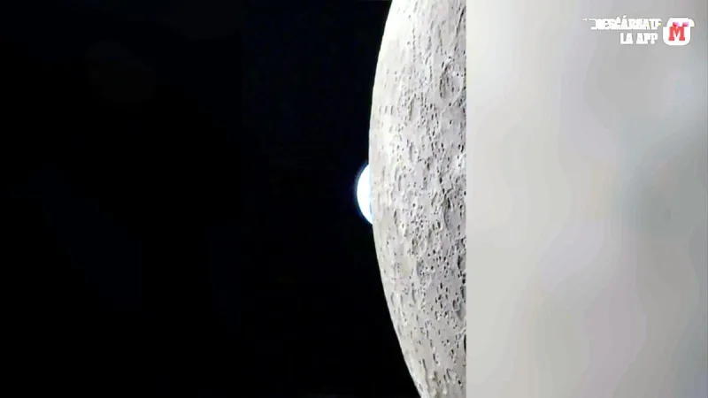 Espectaculares imágenes desde la Artemis II: así se oculta la Tierra desde la Luna