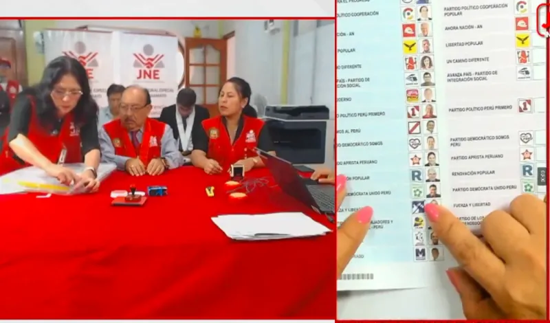 JEE comenzó el recuento de votos de la elección presidencial: resultados definirán el pase a segunda vuelta