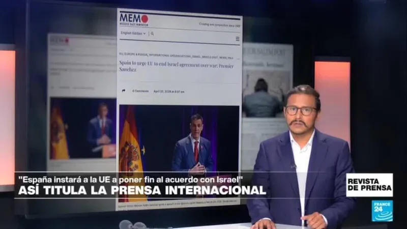 "España instará a la UE a poner fin al acuerdo con Israel sobre la guerra": 'Middle East Monitor'