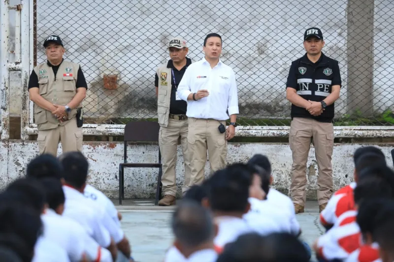 Ministro de Justicia anuncia el traslado de 91 internos en región San Martín