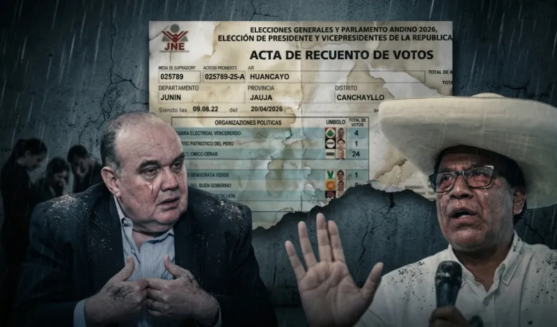López Aliaga no ganó en los primeros recuentos de votos: Sánchez lo superó en Chanchamayo, Piura y Huancayo
