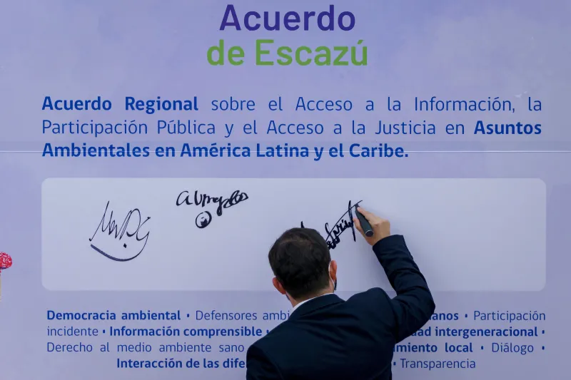 Comienza la conferencia del Acuerdo de Escazú: América Latina y el Caribe deben fortalecer su democracia ambiental