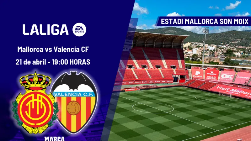 Mallorca - Valencia: horario, dónde ver en TV y canal del partido de LaLiga EA Sports
