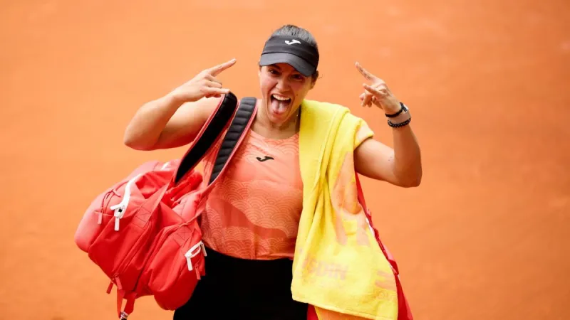 Jessica Bouzas se crece en casa y es la primera victoria española en el Mutua Madrid Open