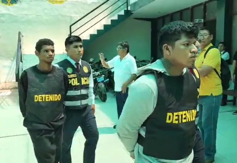 PNP interviene a cinco presuntos miembros de organización criminal en muelle de Chimbote