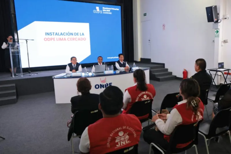 ERM 2026: ONPE instala 26 oficinas descentralizadas para Elecciones Primarias