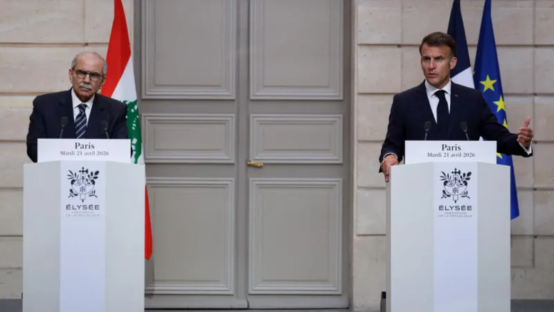 Macron y Salam apuestan por el "desarme" de Hezbolá y retiro de las tropas israelíes del sur del Líbano