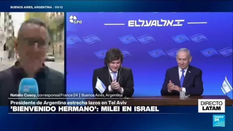 Directo Latam y el tercer viaje de Javier Milei a Israel