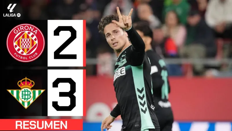 Girona 2-3 Betis | Resumen LaLiga