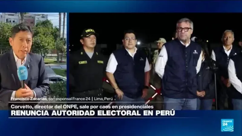 Informe desde Lima: dimite Piero Corvetto como jefe de la ONPE por caos electoral en Perú