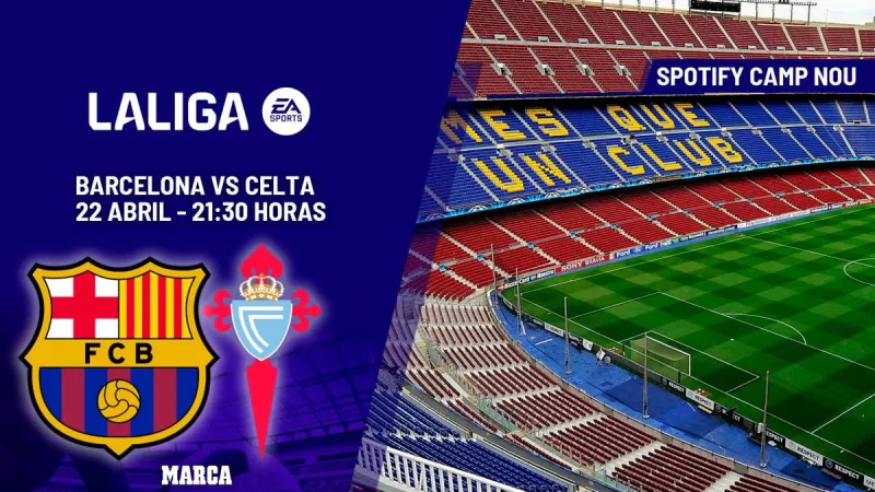 A qué hora juega el Barcelona contra el Celta de Vigo: horario y dónde ver en hoy TV el partido de LaLiga EA Sports