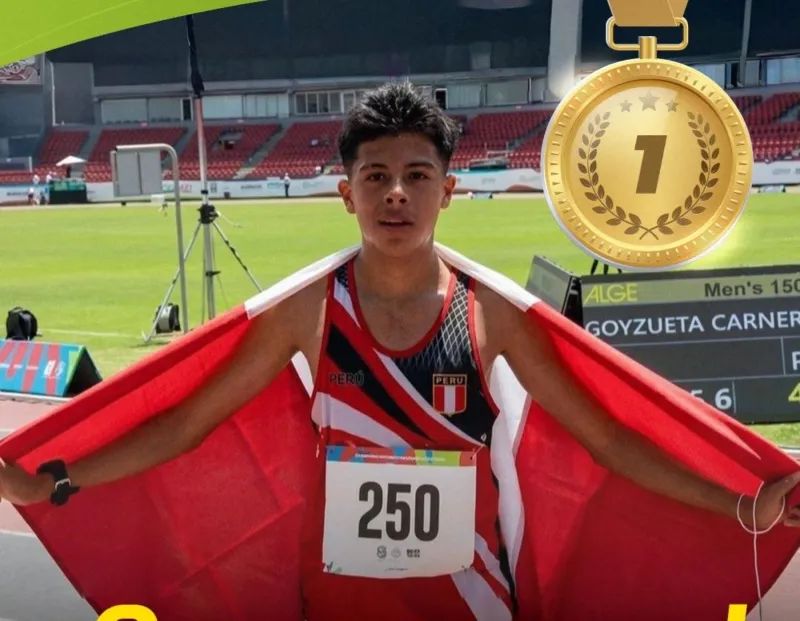 Atleta Thiago Goyzueta ganó la medalla de oro en los Suramericanos de la Juventud