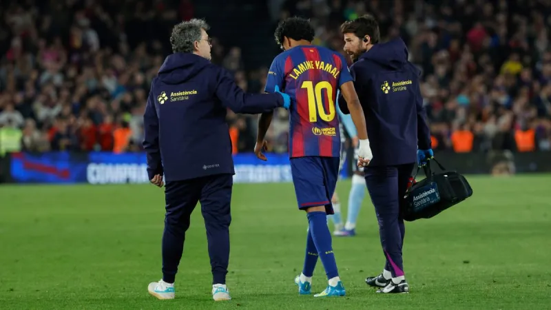 Así fue la lesión y el cambio de Lanine Yamal que congeló la grada del Camp Nou... y el corazón de media España