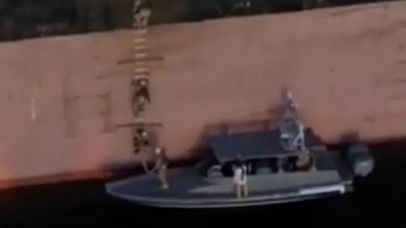 Iran releases video of IRGC seizing ship in the Strait of Hormuz