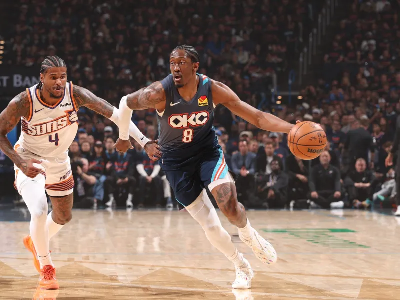 Thunder cruise past Suns again but lose Jalen Williams