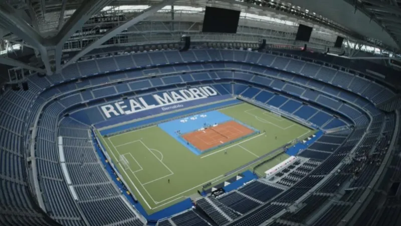 Nadal vs Sinner en el Bernabéu