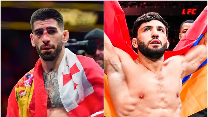 Tsarukyan contesta a Topuria con numerosos ataques: "No es un hombre"