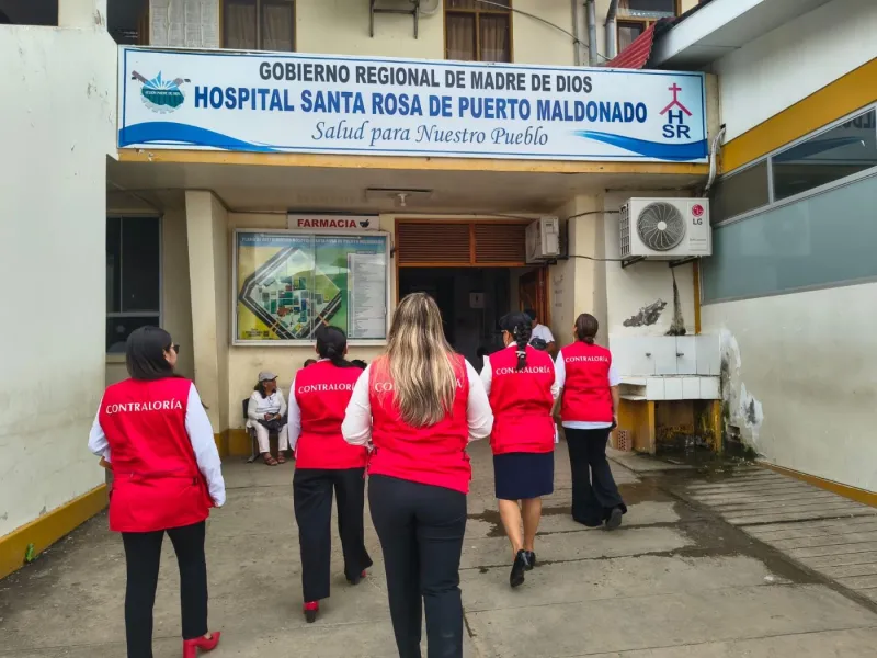 Madre de Dios: verifican cumplimiento de jornada laboral de médicos de Hospital Santa Rosa