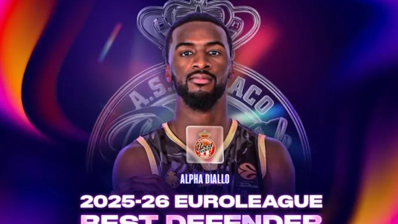 Alpha Diallo, mejor defensor de la Euroliga... con mosqueo de Tavares: "No vale la pena"