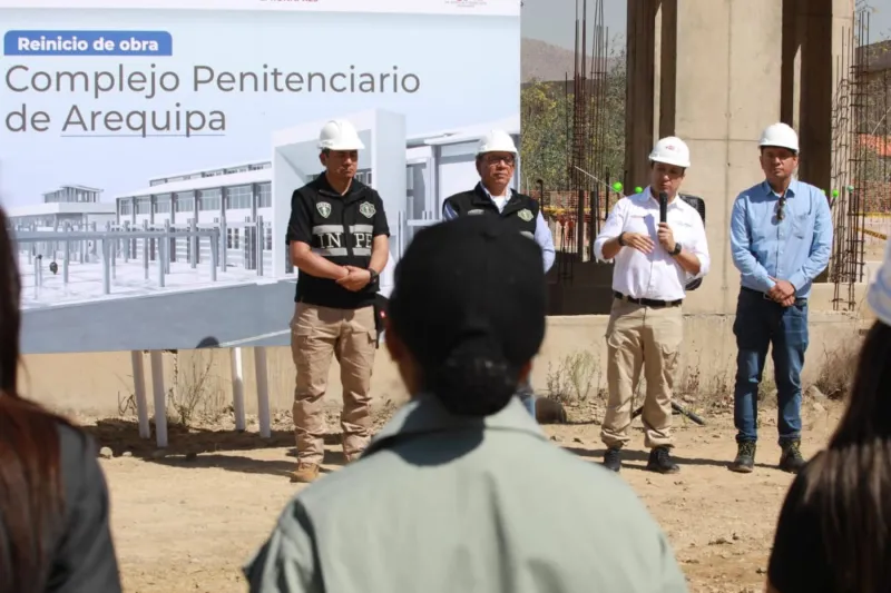 Gobierno destraba obra y amplía penal de Arequipa para reducir hacinamiento penitenciario