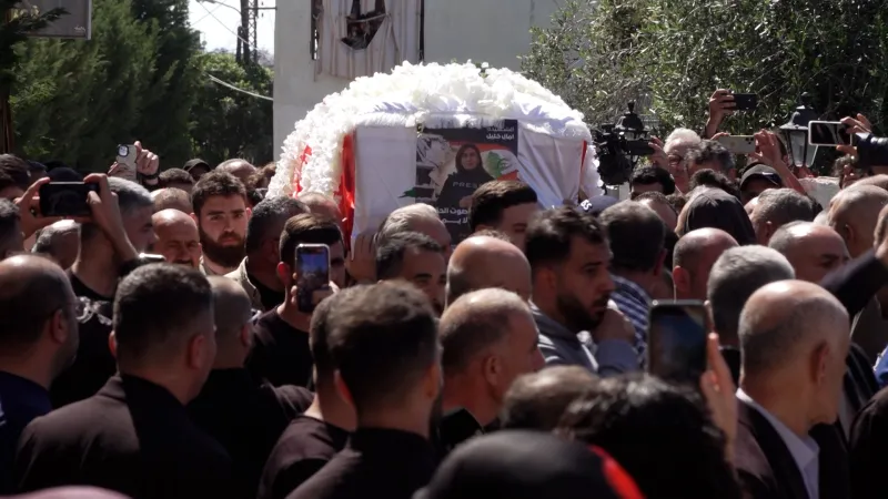 Funeral held for journalist killed in targeted Israeli strike