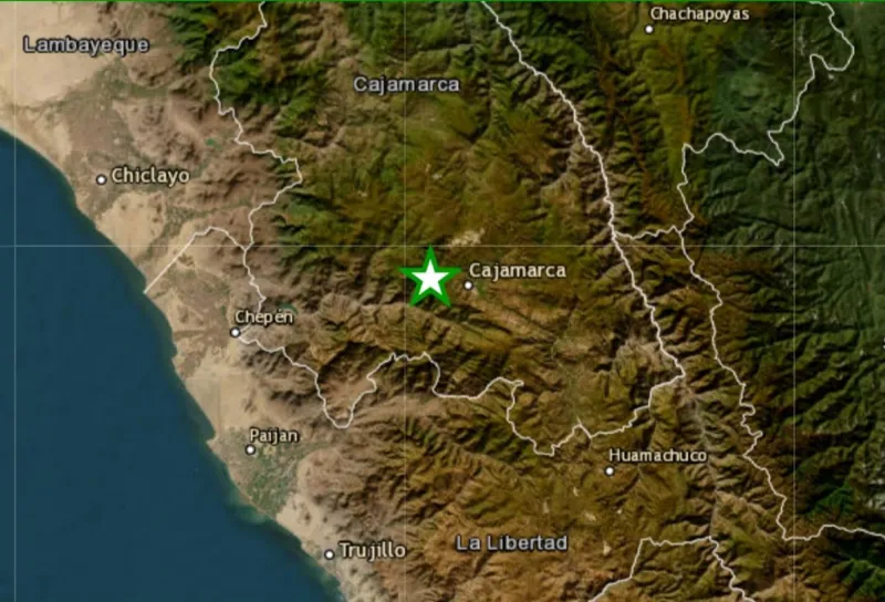 Temblor hoy en Perú, viernes 24 de abril: sismo de magnitud 3.7 se registra en Cajamarca