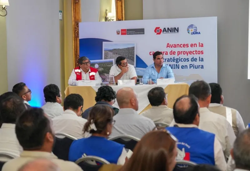 Piura: ANIN anuncia que a fines de junio culmina el perfil del proyecto de drenaje pluvial