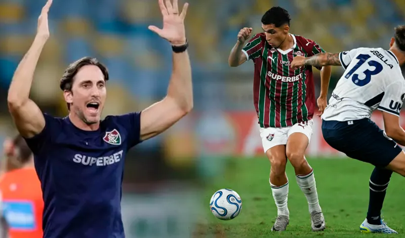 Luis Zubeldía, extécnico de Paolo Guerrero, perdió los papeles e insultó a Kevin Serna en pleno partido de Fluminense: “¡No gana una!”